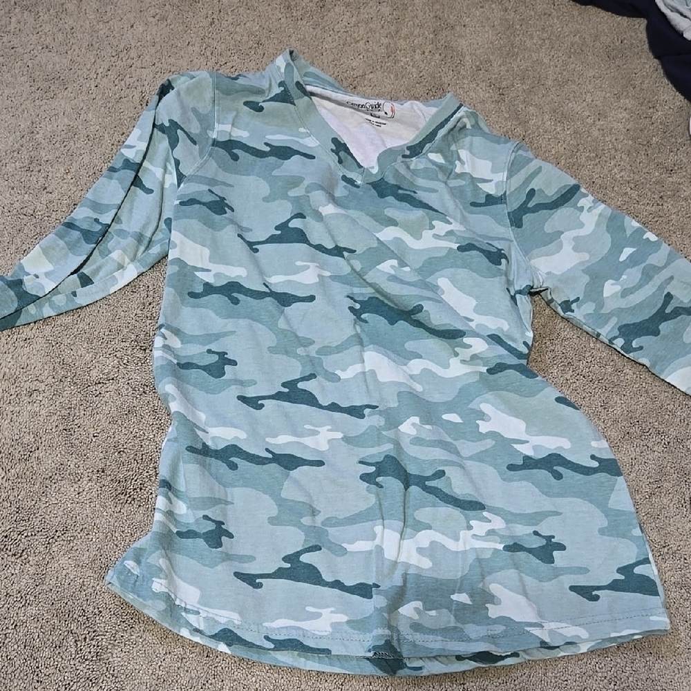 Camouflage Long Sleeve Shirt